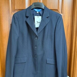 R.J.Classics Equestrian Hunt Coat in Navy Blue (Size 8L)